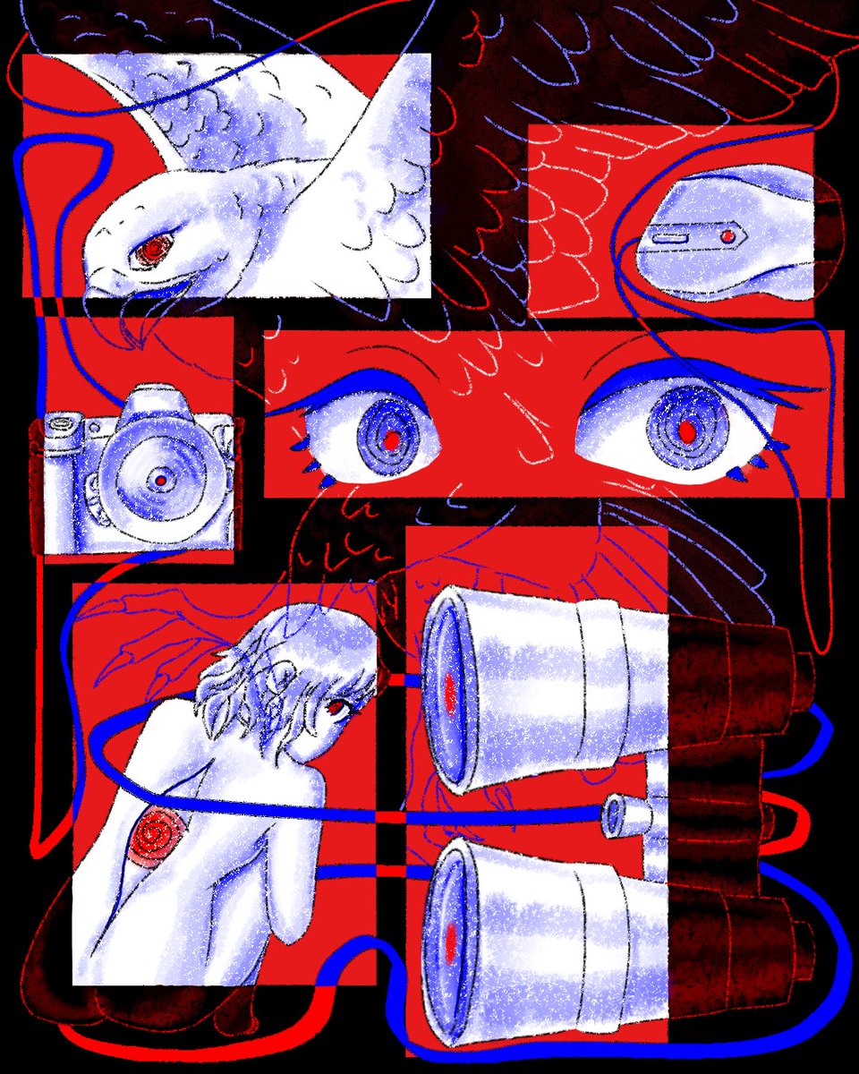 icada_cc's tweet image. 👁️👁️👁️ [#art]