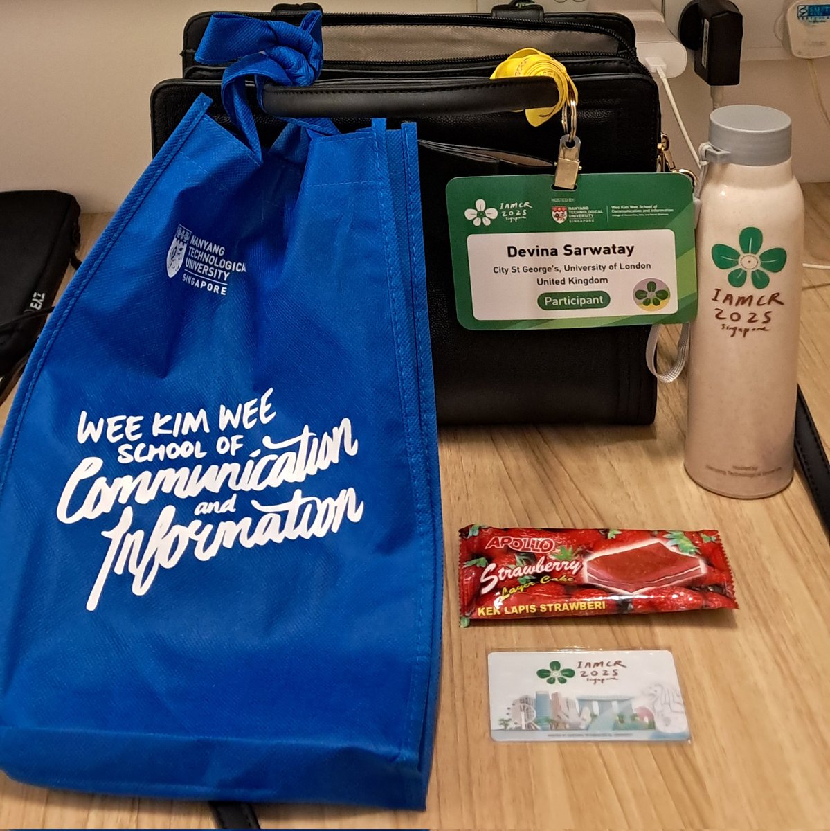 Devina Sarwatay (@devinasarwatay) on Twitter photo Off to a fab start of #IAMCR2025 #IAMCRSingapore <a href="/wkwschool/">Wee Kim Wee School of Communication & Information</a> <a href="/NTUsg/">NTU Singapore</a>
Featured: Conference kit with a special treat received directly from the Lion at the Opening Plenary, a blessing that's supposed to give me all the good luck!
🤞🏻🥰🧿🍀🦁
<a href="/IAMCRtweets/">IAMCR</a> <a href="/CityStGeorges/">City St George's, University of London</a> <a href="/CityUniSCC/">School of Communication & Creativity</a> Off to a fab start of #IAMCR2025 #IAMCRSingapore <a href="/wkwschool/">Wee Kim Wee School of Communication & Information</a> <a href="/NTUsg/">NTU Singapore</a>
Featured: Conference kit with a special treat received directly from the Lion at the Opening Plenary, a blessing that's supposed to give me all the good luck!
🤞🏻🥰🧿🍀🦁
<a href="/IAMCRtweets/">IAMCR</a> <a href="/CityStGeorges/">City St George's, University of London</a> <a href="/CityUniSCC/">School of Communication & Creativity</a>