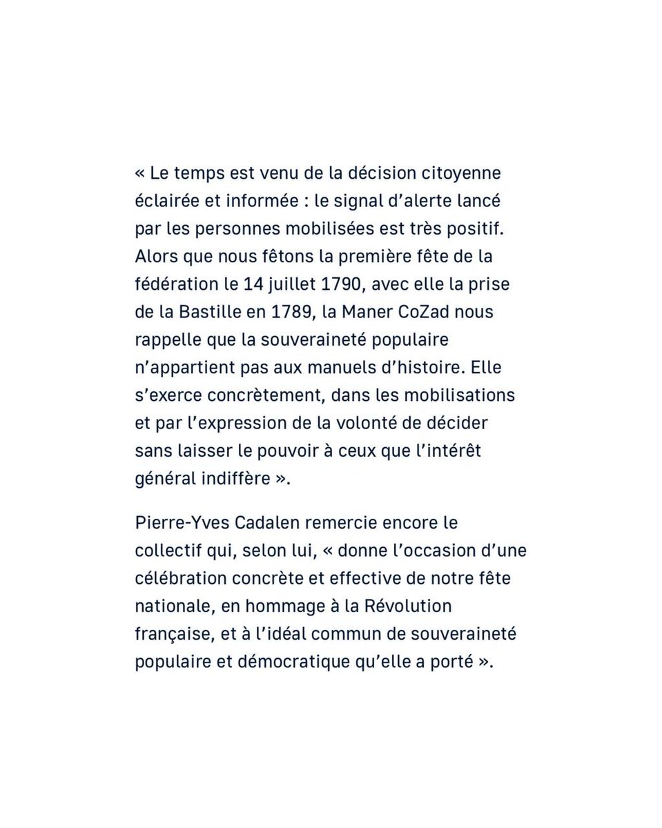 Tout mon soutien au collectif Maner Cozad.

La défense de principes démocratiques de base, du football populaire et d'une perspective positive pour l'avenir est en jeu.

Bravo à elles et à eux !