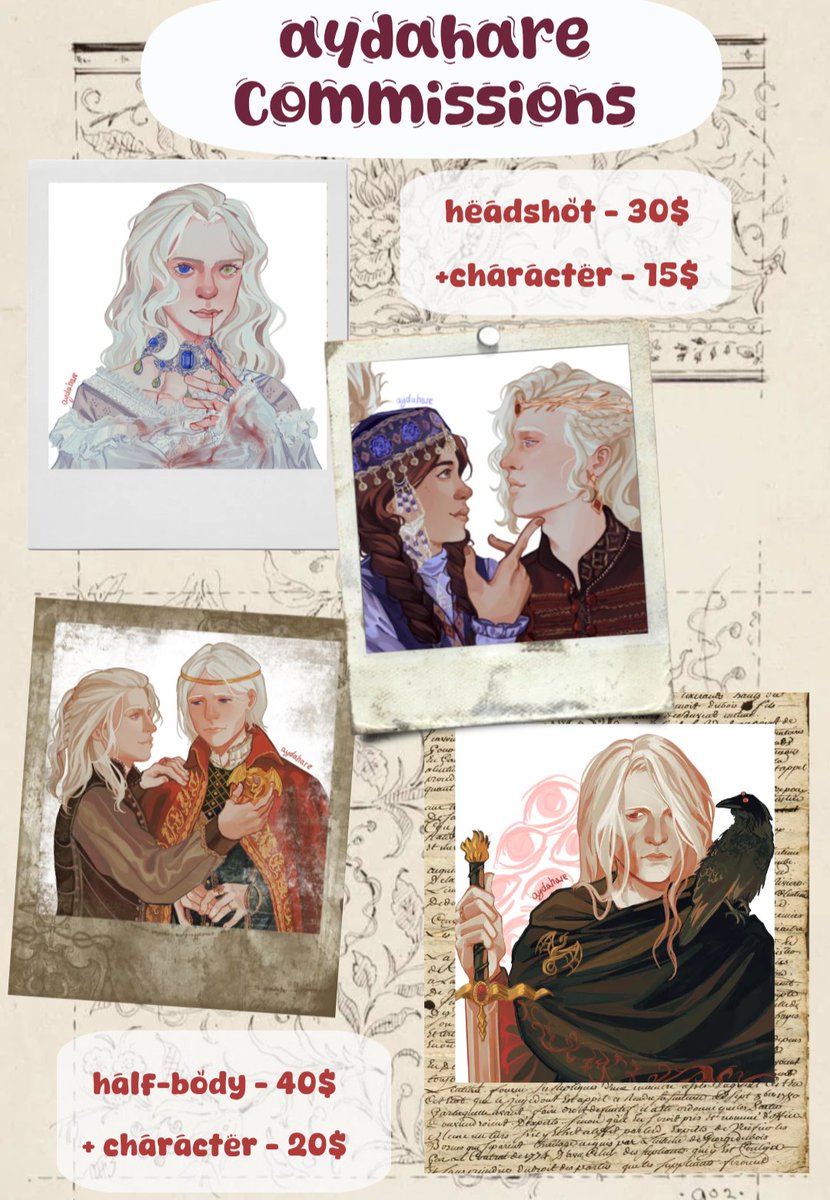 aydahare's tweet image. ☆ Opening соmmission waitlist!
just fill this form:
docs.google.com/forms/d/1jHfjh…