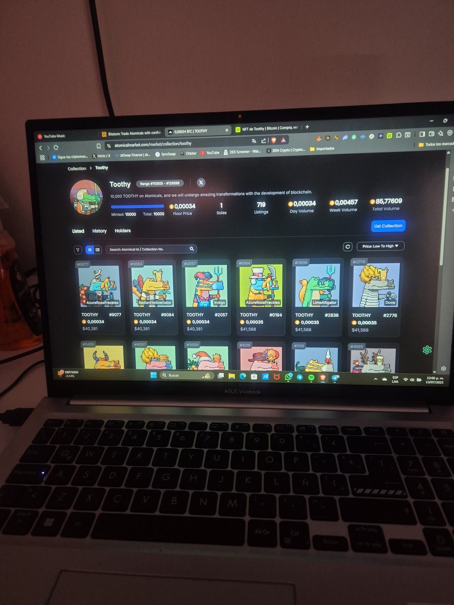 <a href="/arc20nft/">Atomicals NFT⚛️</a> <a href="/atomtoothy/">TOOTHY | Atom ⚛️</a> 👀⚛️ aqui escondido en casa, viendo cual Toothy compro. #atomicals #coloredbitcoin #electron #ARC20