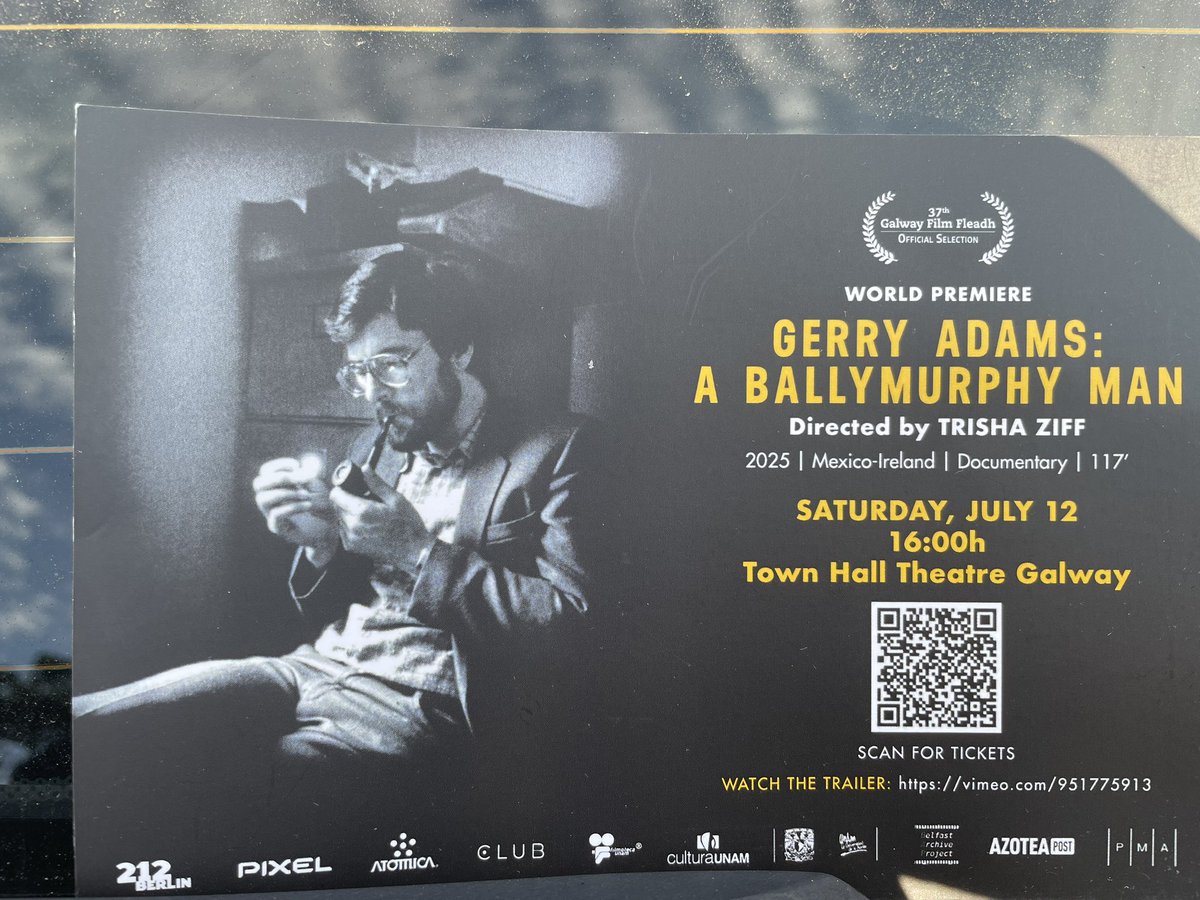 Well done Trisha Ziff - A Ballymurphy Man - won Best International Documentary at Galway Film Festival tonight.
