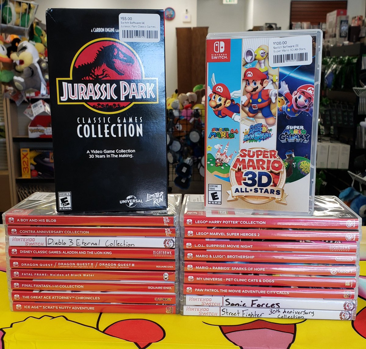 BigRedsRetroGmz's tweet image. New Switch games at Big Red's?
"Must go faster. Must go faster."
- Ian Malcolm
#Nintendo #Switch #NintendoSwitch #Mario #JurassicPark #FatalFrame #FinalFantasy #PhysicalMedia #RETROGAMING #retrogames