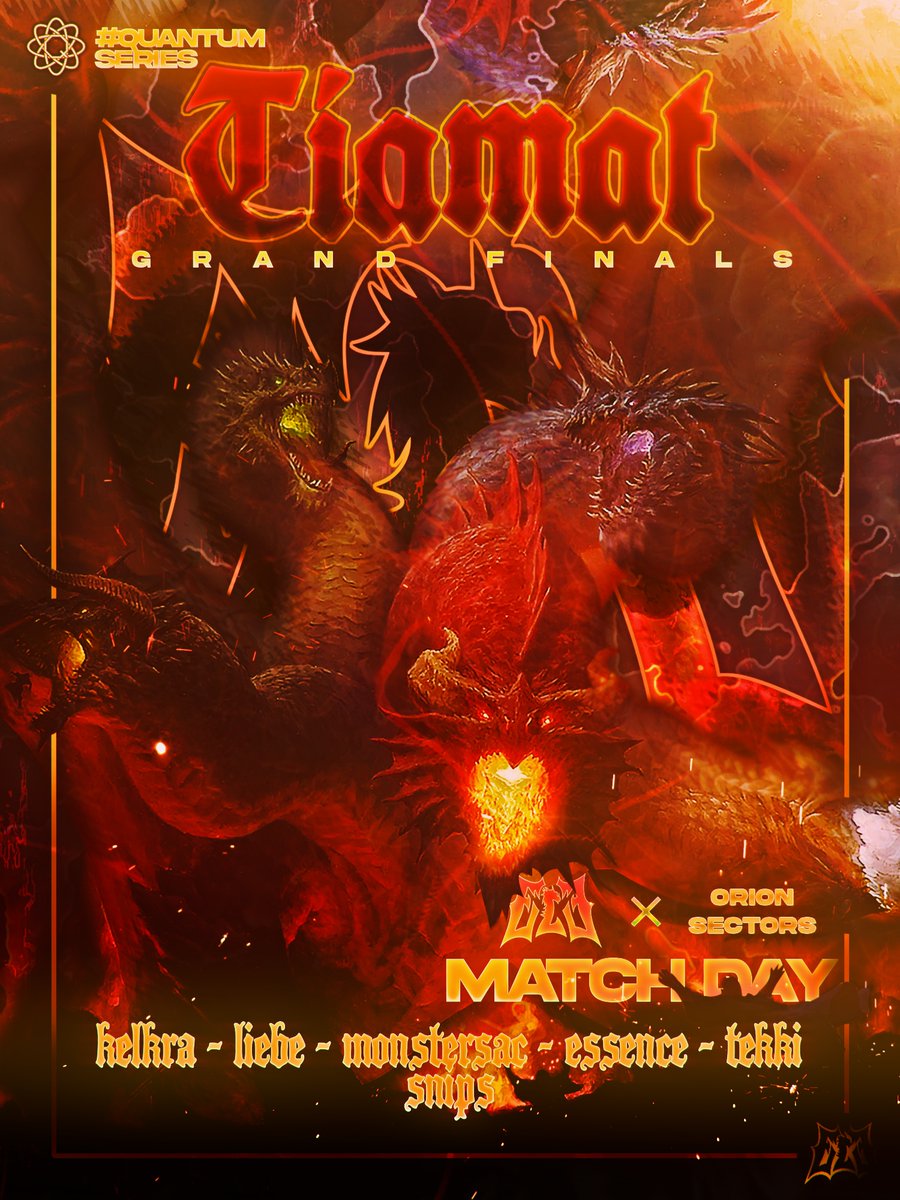 ElementalDrako's tweet image. TIAMAT RISES FOR FINALS 🐲⚔️👑

all the best of luck to @OrionSectors today, it's gonna be a good one🥂

send us your energy below ⤵️⤵️ 6EST⌚️📲
 #ELEPower 🐉🐉🐉

@QTMgg_ #QuantumSeries