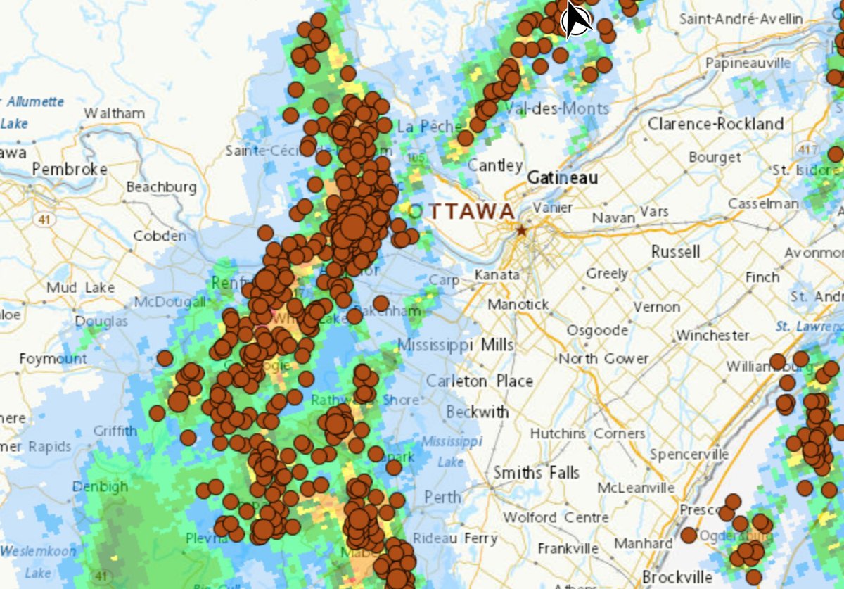 Thunderstorms inbound. Be prepared.