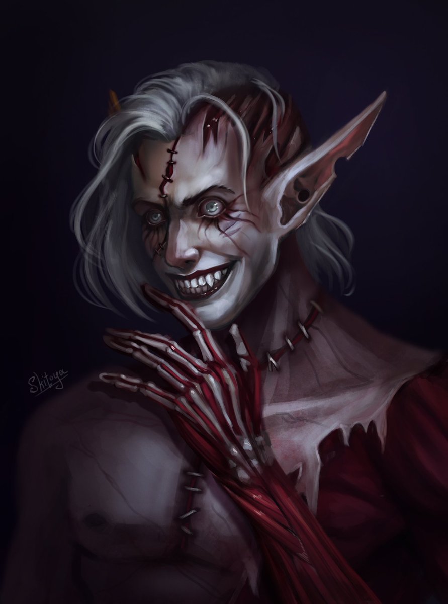 skitoya's tweet image. &quot;Greed of Murder&quot;
Personal art