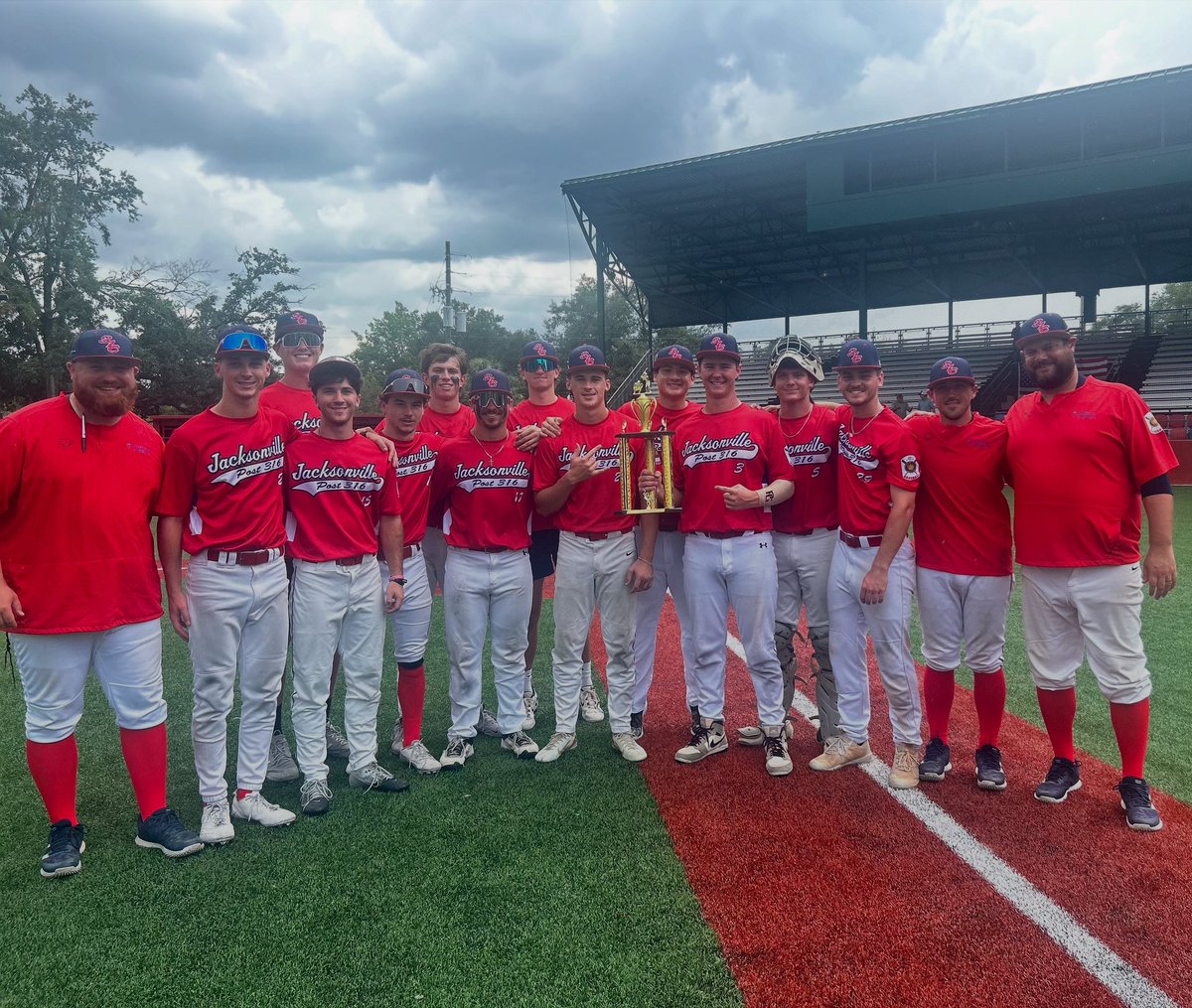 Post316Baseball's tweet image. CHAMPS! Post 316 captures the Northern Division Championship and earns the #1 seed in the Florida State Tournament behind an 8-0 win over Post 137!