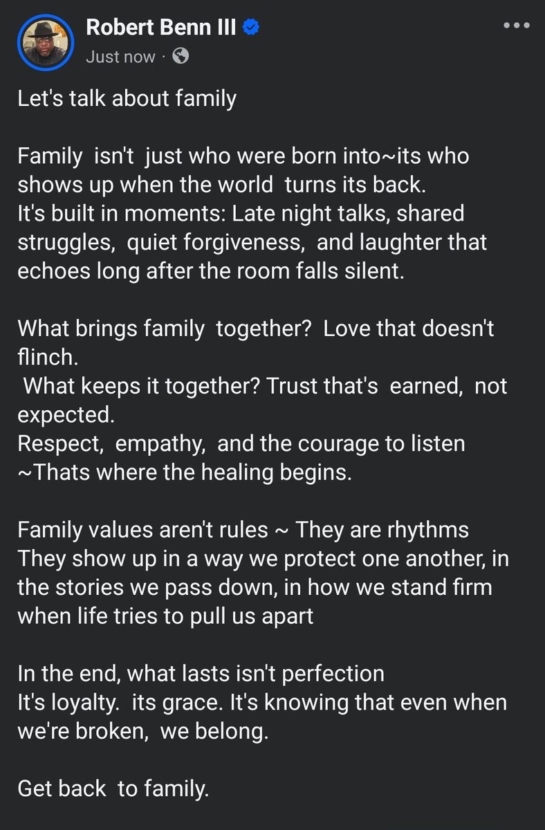 Let's talk family <a href="/WendellPierce/">Wendell Pierce</a> <a href="/llcoolj/">LLCOOLJ</a> <a href="/HaroldPerrineau/">Harold Perrineau</a> <a href="/FINALLEVEL/">ICE T</a> <a href="/kirkacevedo/">KID VICIOUS🔪</a> <a href="/bonniebell/">Bonnieeee 🍀💕💃🦂</a> <a href="/6abc/">Action News on 6abc</a> <a href="/BoyzIIMen/">Boyz II Men</a> <a href="/Bootsy_Collins/">Bootsy Collins</a> <a href="/ClubShayShay/">Club Shay Shay</a> <a href="/EddieGriffinCom/">Eddie Griffin</a> <a href="/imcorinnemec/">Corin Nemec</a> <a href="/ImKeithDavid/">Keith David</a> <a href="/LouDPhillips/">Lou Diamond Phillips</a>