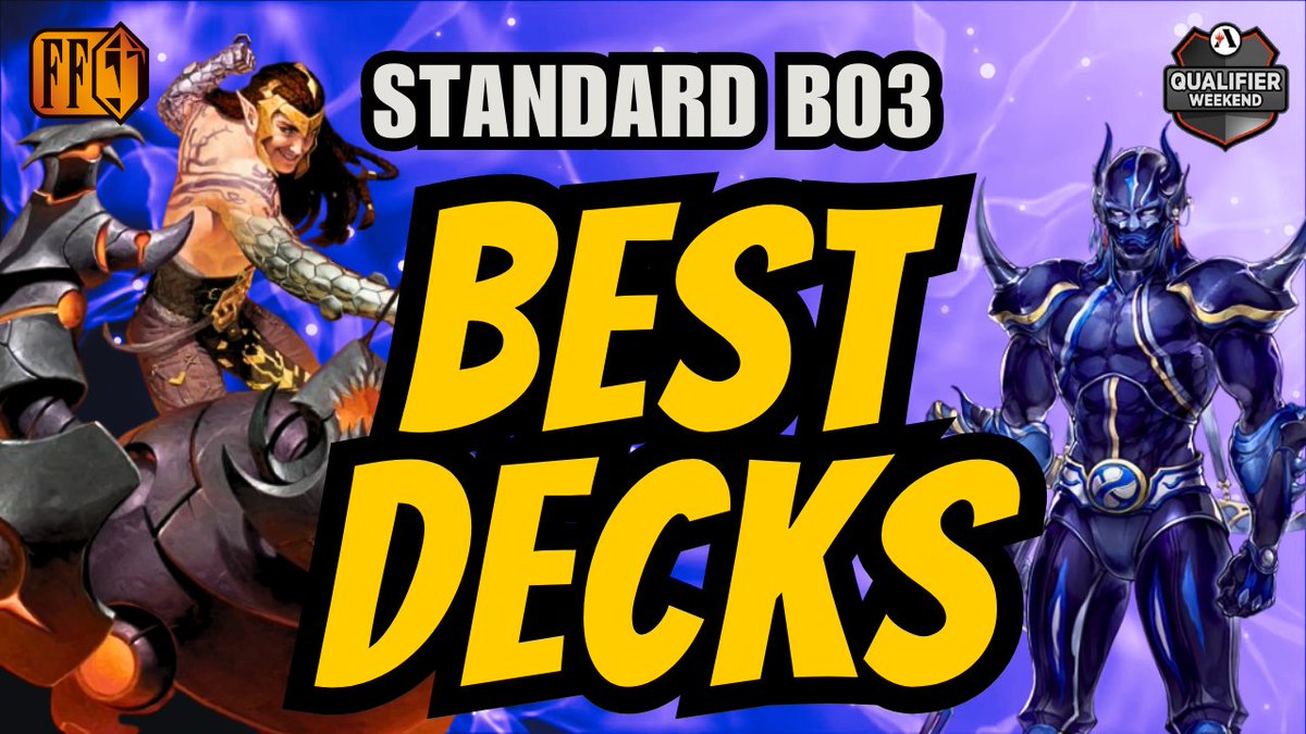 MTG_Joe (@mtgjoe2) on Twitter photo Weekly look at the top performing MTG Arena Standard Bo3 decks to mythic rank as tracked by <a href="/UntappedGG/">Untapped.gg</a>. Find the perfect deck for qualifier weekend below.
youtu.be/cx8iyiXOPQc Weekly look at the top performing MTG Arena Standard Bo3 decks to mythic rank as tracked by <a href="/UntappedGG/">Untapped.gg</a>. Find the perfect deck for qualifier weekend below.
youtu.be/cx8iyiXOPQc