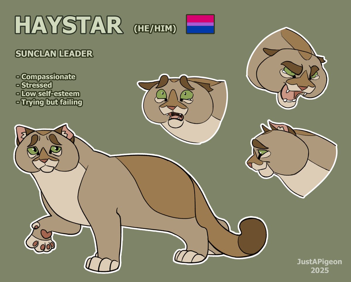 CryptidPigeonn's tweet image. new warrior cats oc i’ve been concocting!! don’t wanna reveal too much about him yet but he’s sad and a little bit pathetic 💔