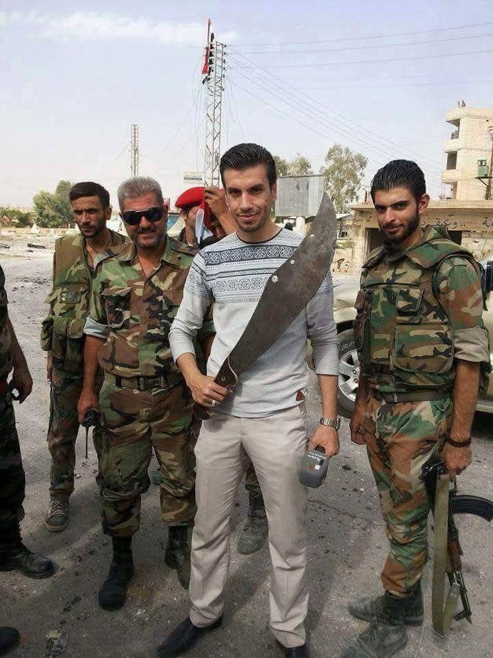 صورة لـ مراسل التلفزيون السوري في زمن النظام البائد كان يعمل مع نظام الأسد في مدينة الحسكة فاضل حماد #افضحوه #مشاوكة #محاسبة_مجرمي_النظام
