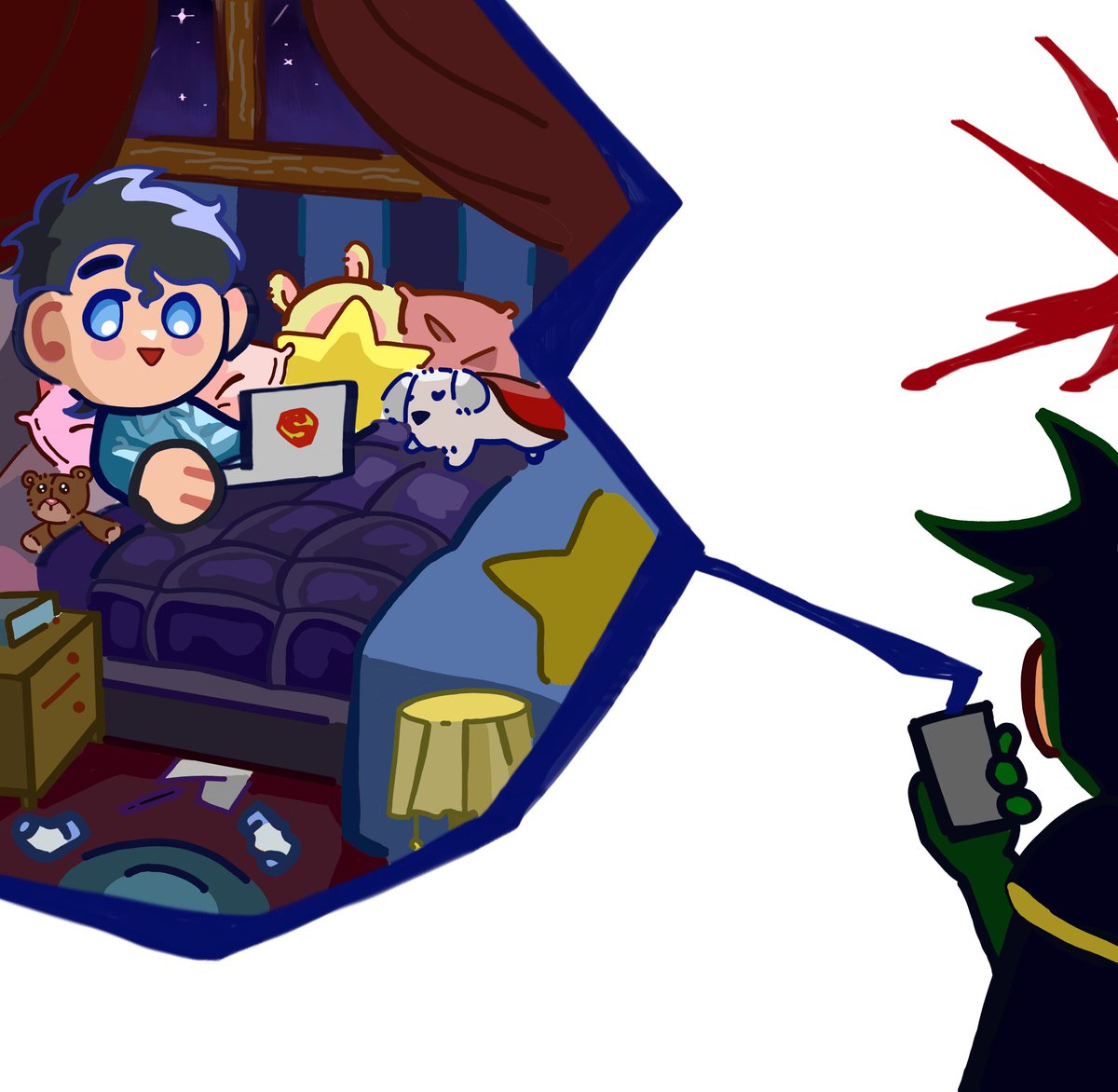 AesopGod's tweet image. Boo
I shit myself once while drawing them
#Batman #supersons #jondami