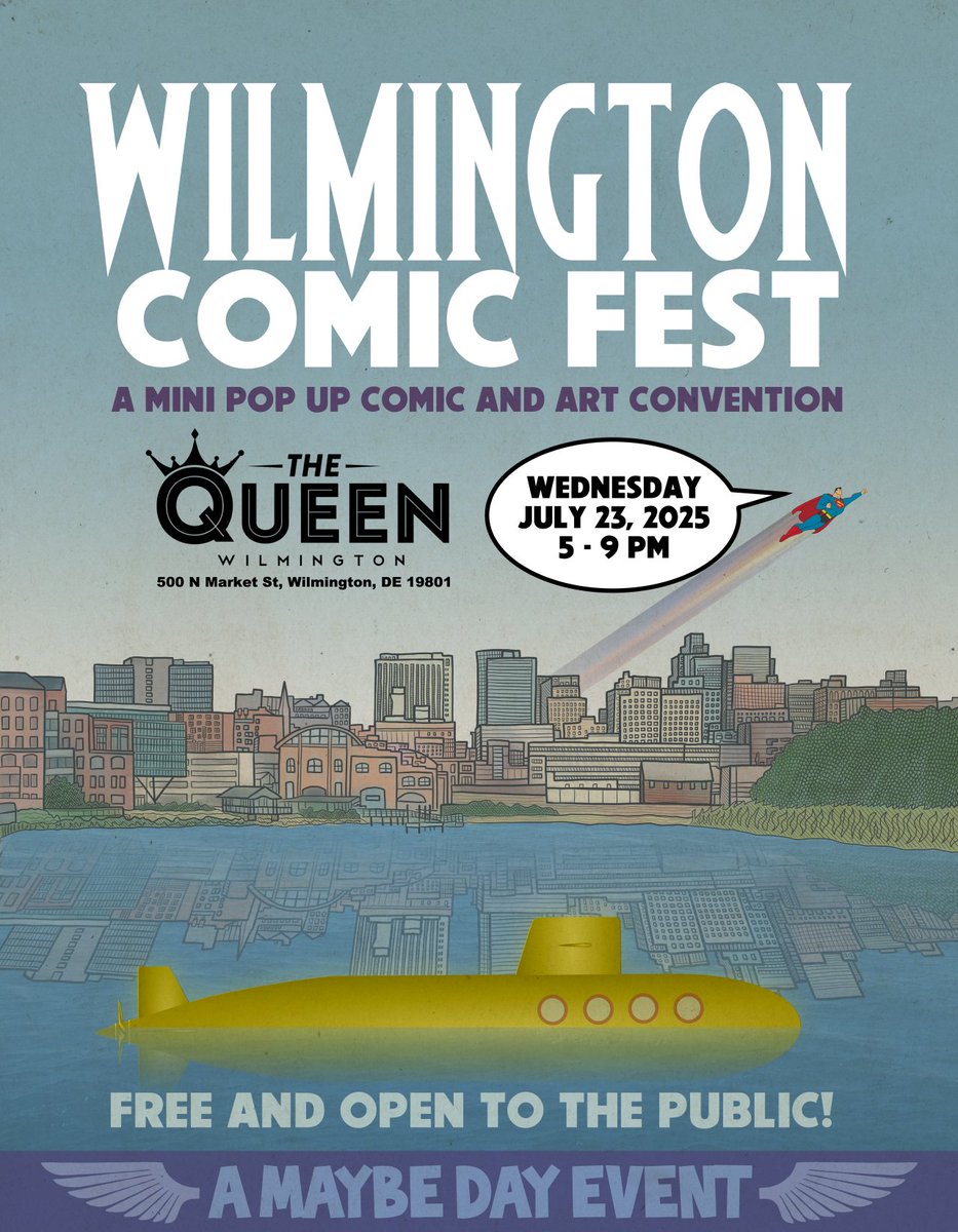 RGC777's tweet image. Yo Delaware! Come hang out at The Queen next Wednesday! We’ve got an awesome cavalcade of artists bringing a dazzling array of wonders to help brighten your world!