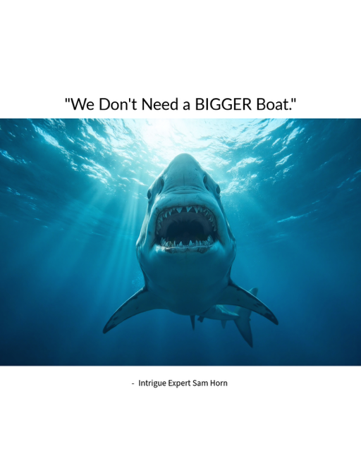 We DON'T need a bigger boat. instagram.com/samhornintrigu… 

#parable #MoreIsNotBetter #NOWisBetter #samhorn