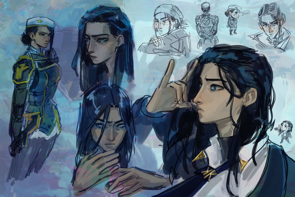 RoosDrawsThings's tweet image. hope y'all still have space in your hearts for sketch Caitlyn. I was feeling withdrawal despite not having much time this week 🫐