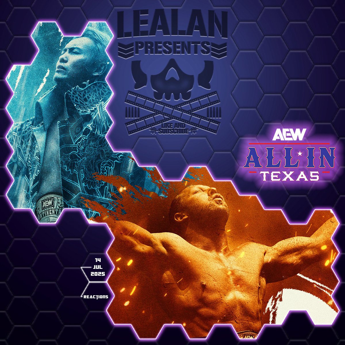 The dust has settled in Texas, and we’ve got thoughts 😤🔥
Our AEW All In: Texas reactions drop soon — don’t miss it!
📲 Like, retweet, and subscribe to stay locked in.
youtube.com/c/LEALANpresen…

#AEWAllIn #WrestlingReaction #LEALANPresents <a href="/AEW/">All Elite Wrestling</a>