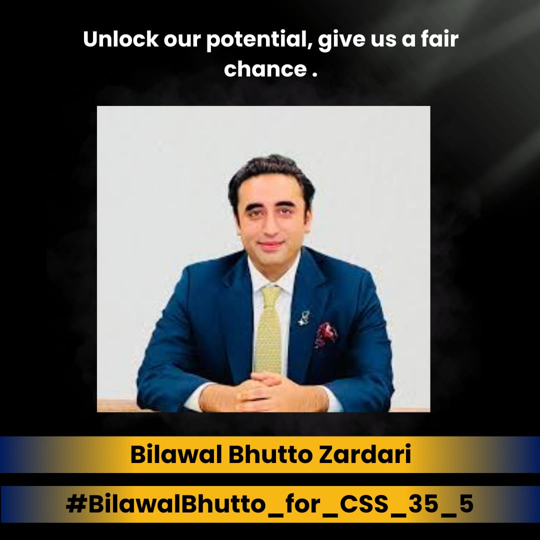 TalhaMajee59520's tweet photo. #BilawalBhutto_for_CSS_35_5
#Implement_CSS_Resolution
@BBhuttoZardari
@AAliZardari https://t.co/GU0DViy6y9