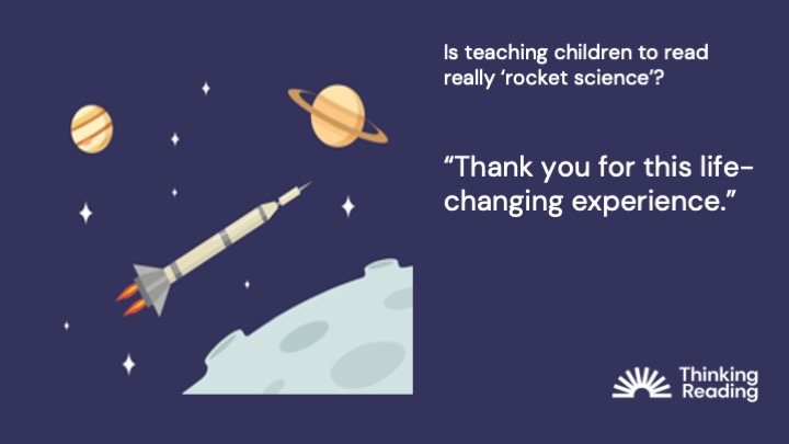 The time and effort we put into the ‘rocket science’ of reading repays itself many times over in the lives of our students. Read more in our blog “Is Teaching Children to Read Really Rocket Science?” wp.me/p4hKgx-8gf (5 min read).