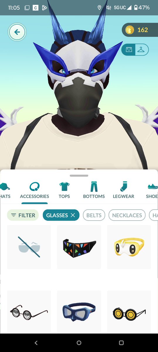 josephcup18's tweet photo. Definitely some weird stuff going on with the masks #pokemongo #masks #avator https://t.co/raSg2uTp9y