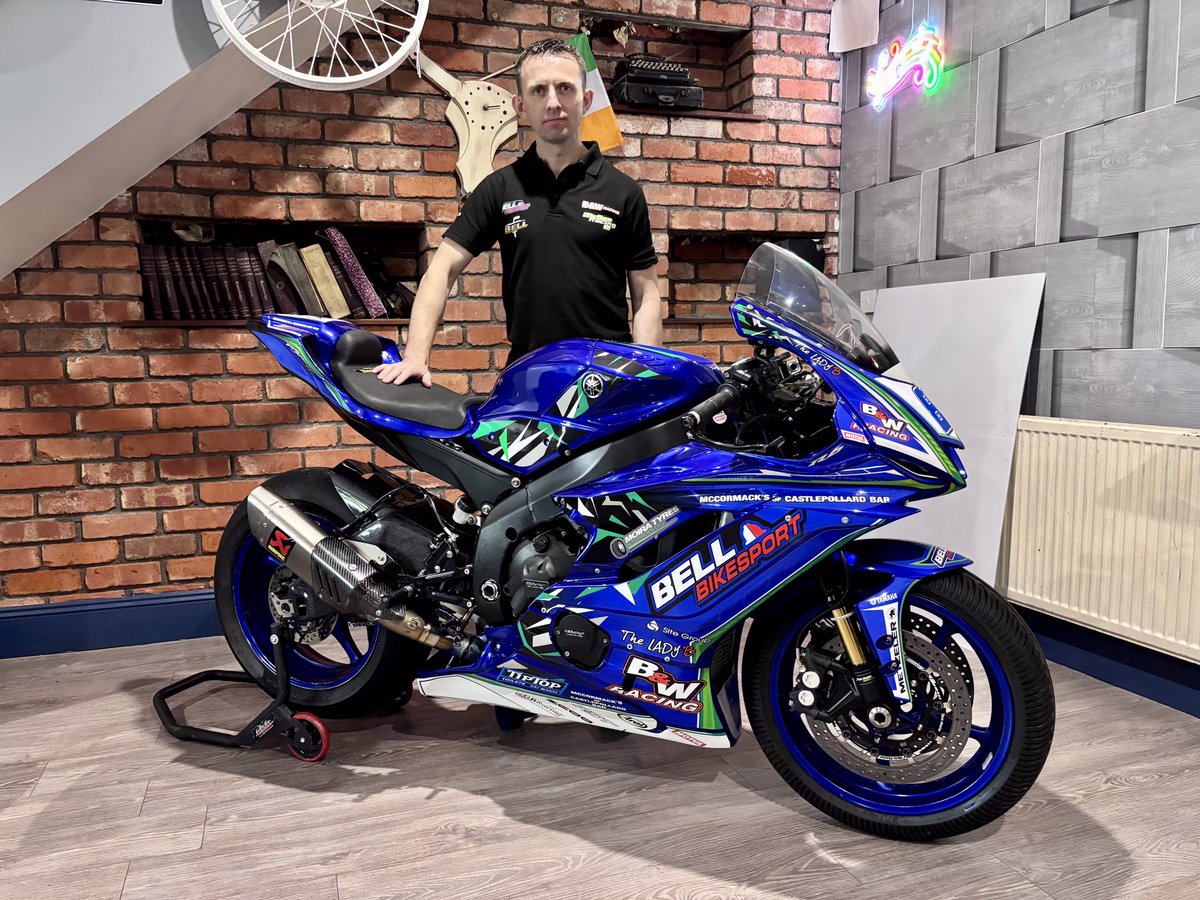 Met with Derek McGee recently 

He’s hoping to be fully fit and ready to enter the Armoy Road Races to be held on Friday &amp; Saturday 25th and 26th of this month after fracturing his humerus at the IRRC round at Hengelo in May.