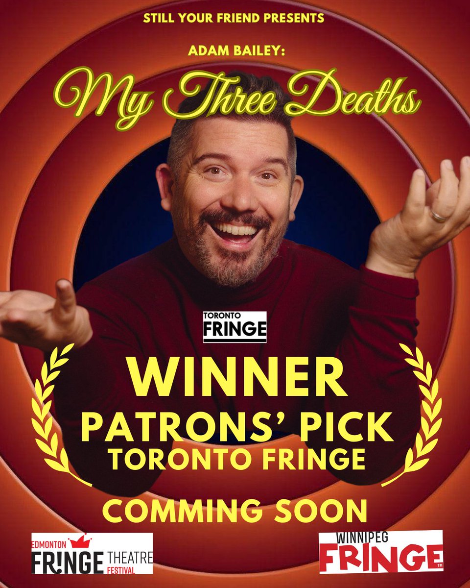 Additional Partons Pick show added tonight at 9:30pm. Last chance to see this ar #FringeT0 before we move to #winnipegfringe and then #yegfringe