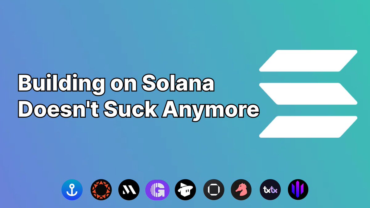 chaitanya1704's tweet image. Solana development in 2025 is multilingual and mature. Python with Seahorse, Solidity with Solang, and a supercharged Anchor
Add Umi for UX and Surfpool for real testing, and the "butter knife" days are over
Here’s the full stack breakdown👇
open.substack.com/pub/0xchaitany…