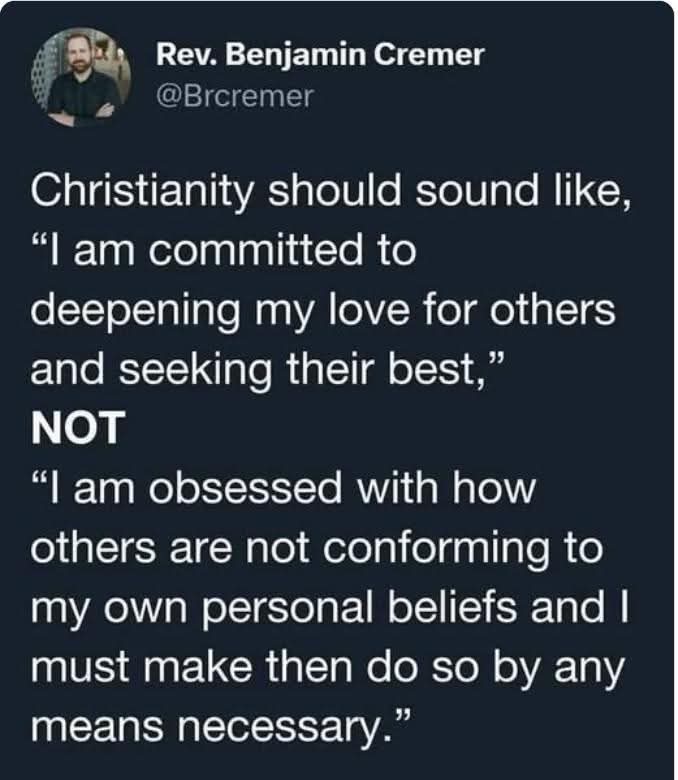 Nice... Now replace the word  Christianity with Islam.