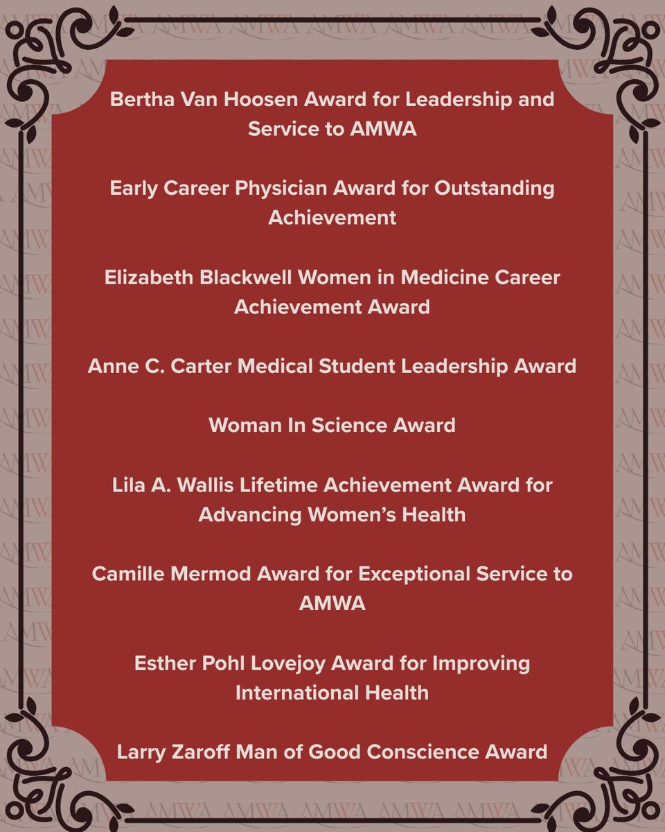 AMWADoctors's tweet image. Do you know a woman physician or healthcare leader who’s breaking barriers, championing equity, and shaping the future of medicine? Now is your chance to recognize their impact!
🔗 Nominate today: vist.ly/3xr99
Let’s shine a light on the changemakers in our field.…