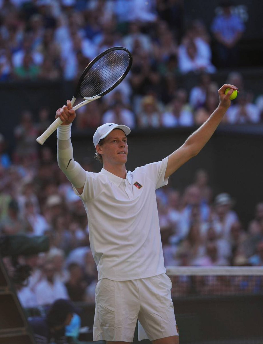 mxss1mo's tweet image. From heartbreak in Paris to history in London…
No one deserves this Wimbledon title more than Jannik Sinner.
I’m proud to be a fan of not only an incredible tennis player, but also a truly great person and role model. ❤️