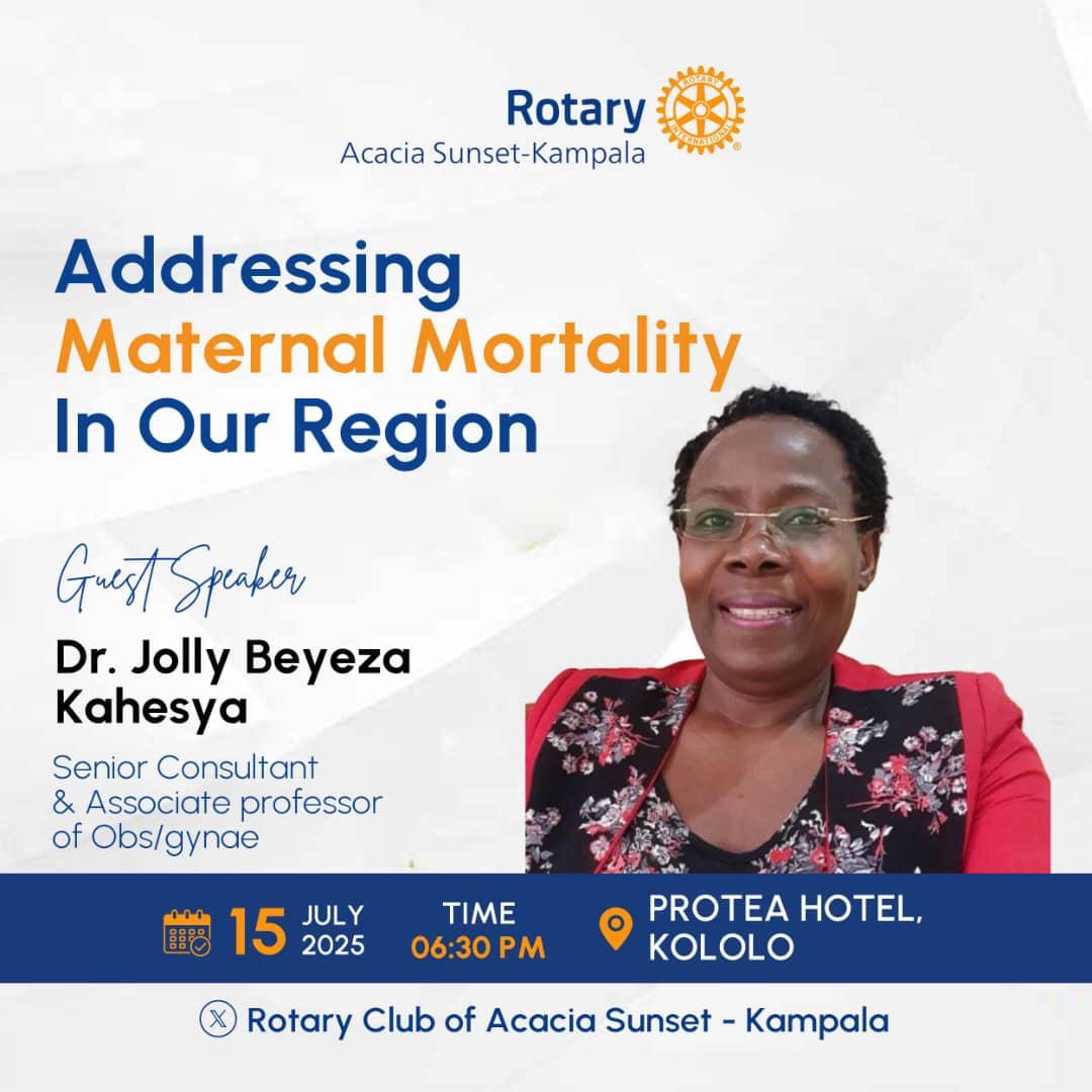 RotaryAcaciasu1's tweet image. Uganda has cut maternal deaths by nearly half — but every mother’s life still matters. Let’s keep pushing for safer births, stronger health systems, and empowered young women. #EndMaternalMortality #SafeMotherhood #HealthForAll #GirlsMatter #UgandaRising #RotaryEyamba