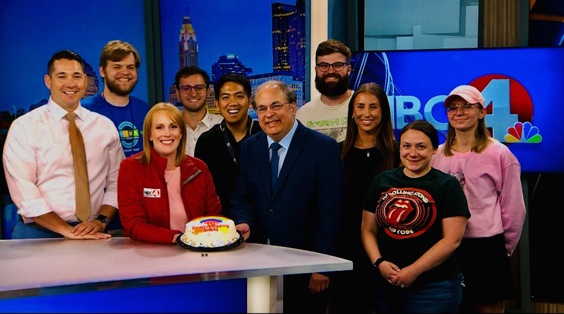 So grateful to celebrate my 45th year <a href="/nbc4i/">NBC4 Columbus</a> with the absolute best colleagues and friends! My first weathercast was Saturday evening, July 12, 1980, with the latest in high-tech magic markers and magnetic numbers. I greatly appreciate the years in the central Ohio community!