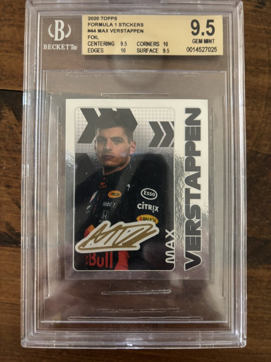 jcutlersburner's tweet image. 🎉 #CUTL GIVEAWAY 🎉

A 2020 Topps Formula 1 Max Verstappen Portrait Foil Rookie BGS 9.5

The product chase

To Enter:
1. Follow: @jcutlersburner @Cj_Baynham @undrgrnd_cards @terpfan_20 @schafspace
2. RETWEET
3. Tag 2 friends

*US Only
**Must follow all noted accounts