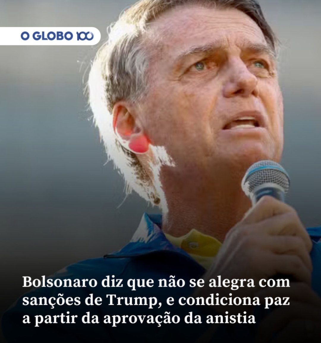 Ele é contra saidinha de presos, mas já está pedindo anistia antes de ser preso.