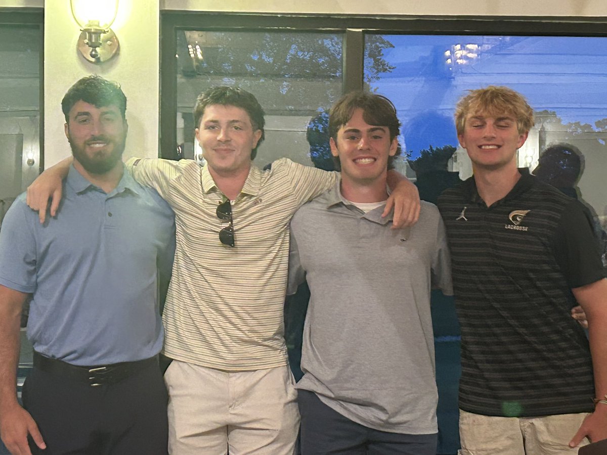 b.talbot (@btalbot55) on Twitter photo At <a href="/sj_lax/">St. Joseph Boys Lacrosse</a> Our β24β jersey is passed down from player to player to our leader on offense
<a href="/SeanArchibald25/">Sean Archibald</a> was named an All-American this year so we took a β24β picture at our banquet to celebrate all of our 24s
J.Mallozzi (the OG), J.Corry, J.Karafa & S.Archibald (missing P.Kral) At <a href="/sj_lax/">St. Joseph Boys Lacrosse</a> Our β24β jersey is passed down from player to player to our leader on offense
<a href="/SeanArchibald25/">Sean Archibald</a> was named an All-American this year so we took a β24β picture at our banquet to celebrate all of our 24s
J.Mallozzi (the OG), J.Corry, J.Karafa & S.Archibald (missing P.Kral)