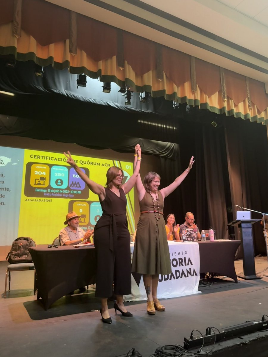 Felicidades a <a href="/evapradospr/">Eva Prados</a> por su elección como nueva Coordinadora General de <a href="/VictoriaPorPR/">Victoria Ciudadana</a>. 

Mi agradecimiento a la compañera <a href="/2020Vicil/">Mayra Vicil Bernier</a> por su disposición para liderar el Movimiento en este momento histórico. 

¡Vamos con todo!