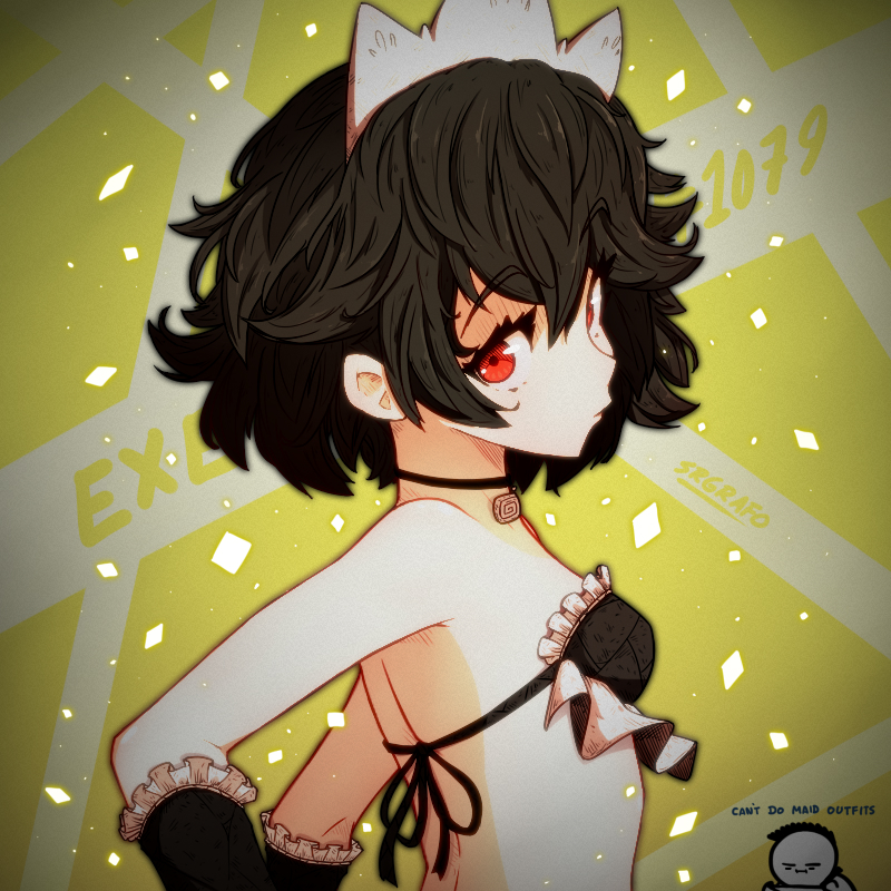 if its black and white, its maide outfit enough 😔