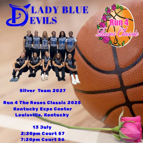 LadyBlueDevils4's tweet image. New day, fresh grind. Clocking in for buckets 🏀💼 Come catch the squad in action — energy high, chemistry tighter. Let’s get it!! Silver Team 2027