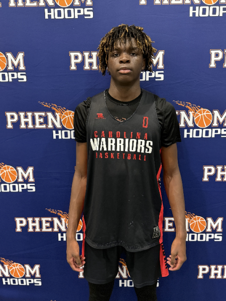 Kasimir Gibson 6’5 South View High School  C/O 2027  

Gibson delivered a lights-out second half, 24 points, leading the Carolina Warriors back from an 11-point deficit to a five-point victory to close out their session.