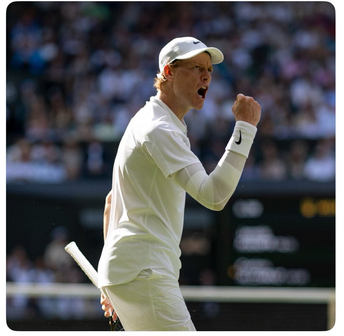 Many congregations to Jannik Sinner our new Wimbledon 2025 Men’s Champion you were brilliant under pressure, great first serves. 

Mrs C in our House as a fellow 🇮🇹 is just overjoyed. 

Commiserations to Carlos Alcaraz you played really well. 

Great game. 👍