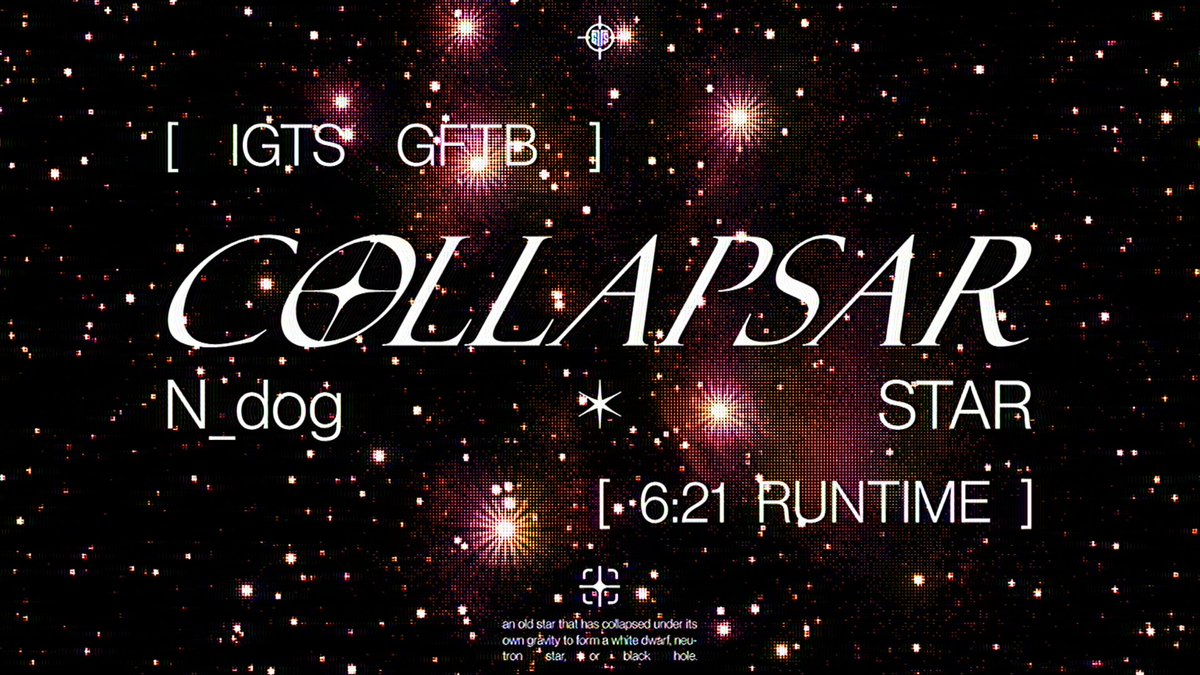 showtime (@sh0wtimedtm) on Twitter photo "Collapsar" - IGTS GFTB "Collapsar" - IGTS GFTB