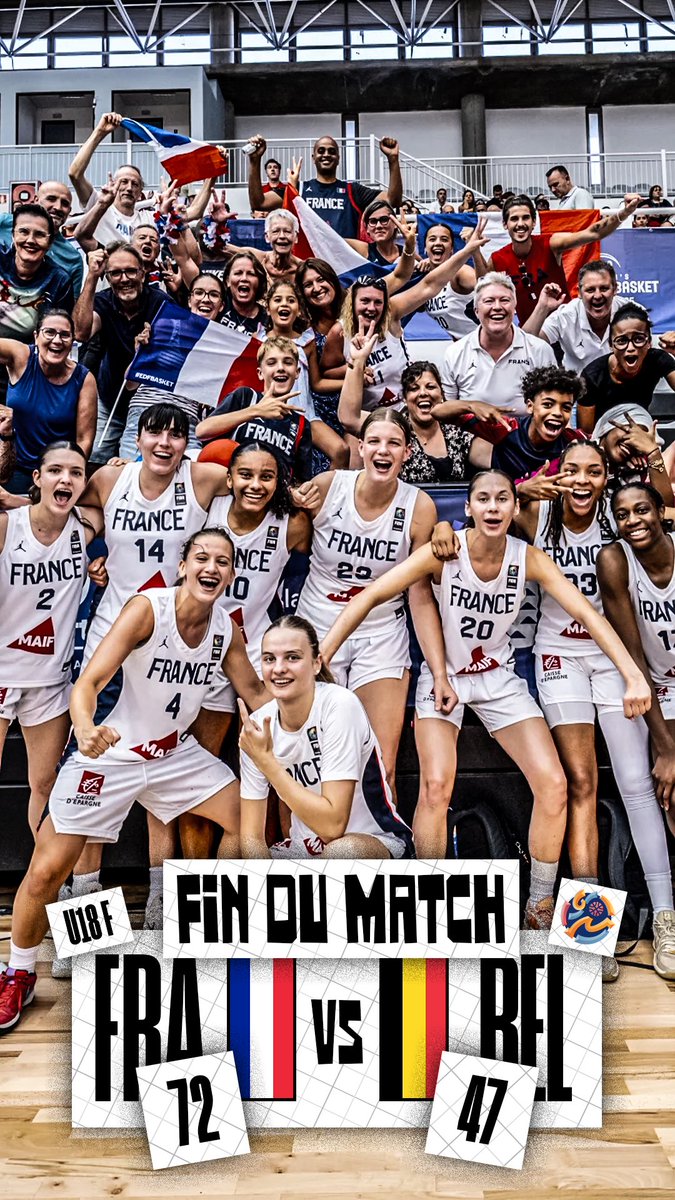 Les U18 décrochent le bronze 🥉

En battant la Belgique, les U18 féminines obtiennent leur 14ème médaille en 15 compétitions 🚀

➕ Le résumé : bit.ly/40LZ3k2