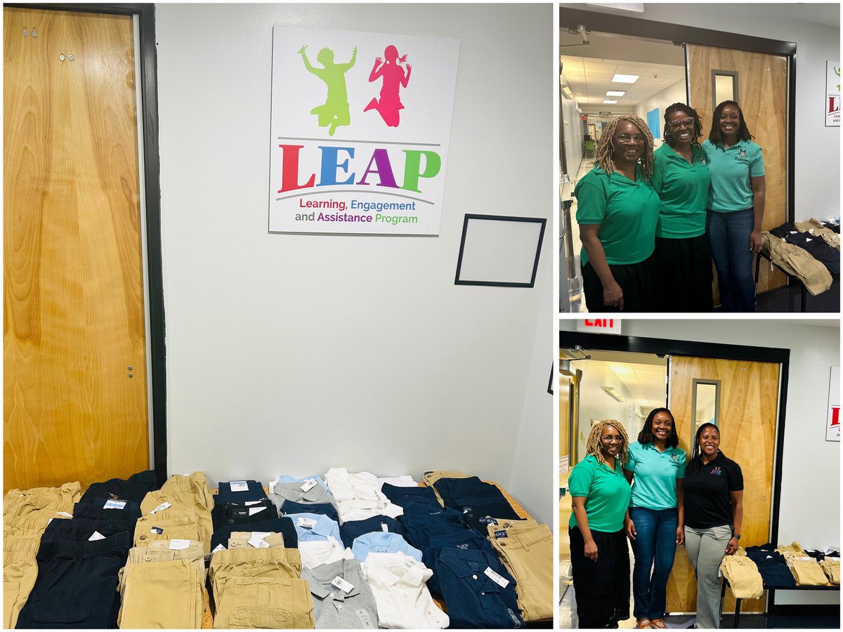 Huge thanks to Order of the Eastern Star for their generous donation of uniforms to <a href="/LEAPSouth/">K-5 LEAP South</a> ! Your support helps our students start the year with confidence and pride. 💙👕 #CommunityPartners #LEAPSouth #LEAPingforthestars