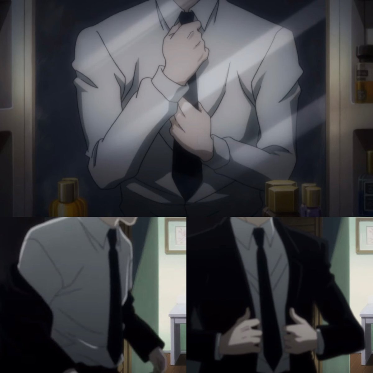 kvromachi's tweet image. they fanserviced tf out of chrollo here