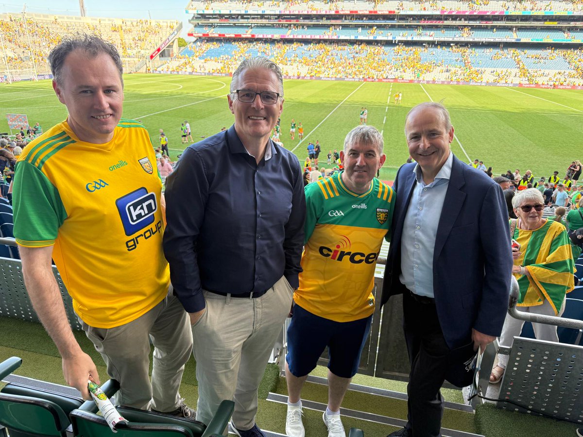 McConalogue's tweet image. It was another fruitful day in Croke Park for Donegal as they advanced to the All-Ireland Senior Football Championship Final.
There was a great atmosphere and brilliant support for the Ulster champions at GAA's headquarters.
Roll on the final.
#donegalgaa