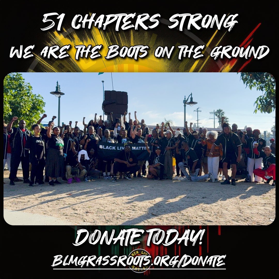 blmgrassroots's tweet image. On our 12th birthday, please support the work of the REAL #BlackLivesMatter!
blmgrassroots.org/donate