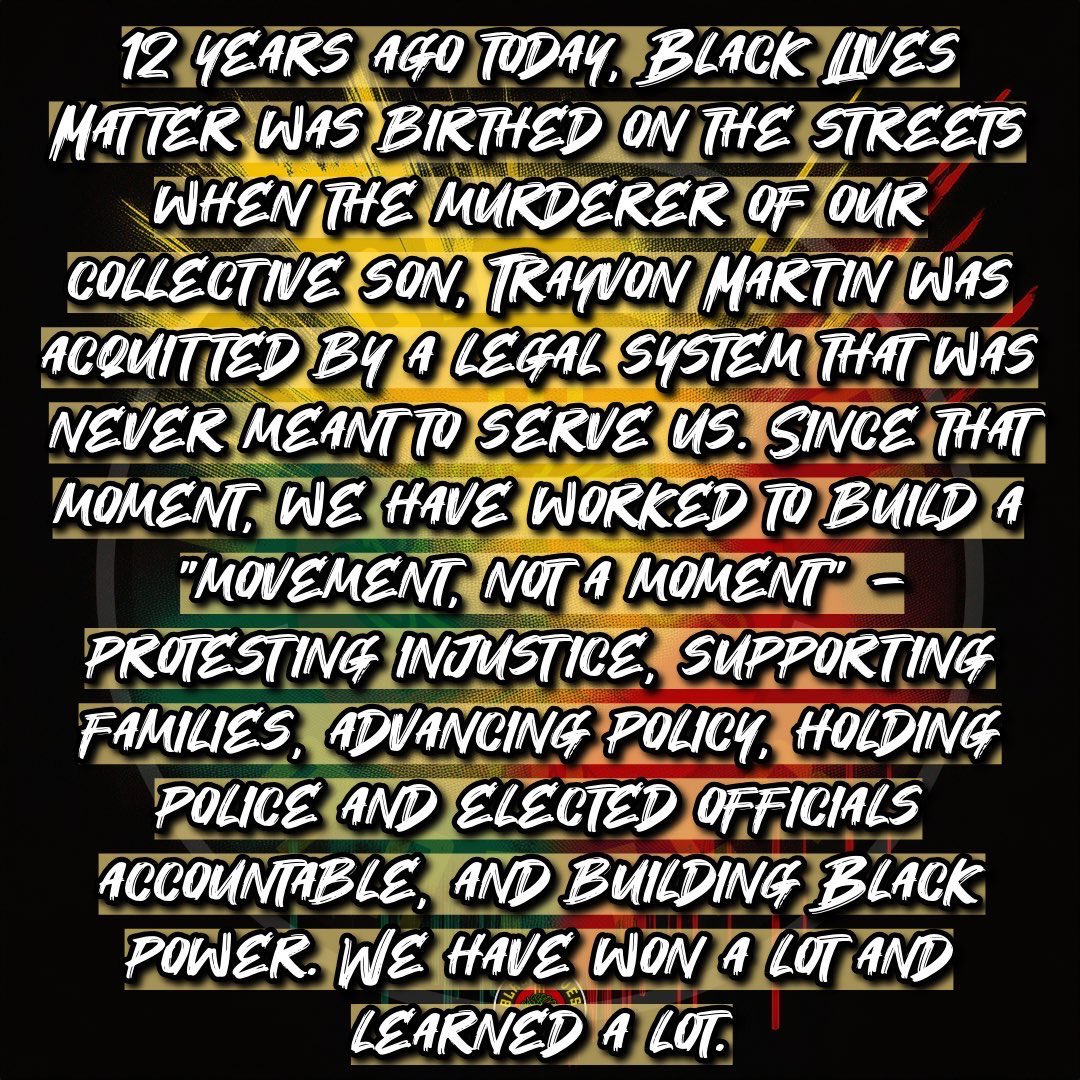 blmgrassroots's tweet image. On our 12th birthday, please support the work of the REAL #BlackLivesMatter!
blmgrassroots.org/donate