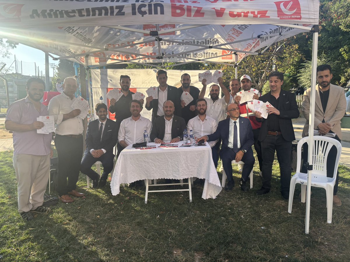 Murat Erez (@muraterez44) on Twitter photo Bayrampaşa için Refah var !!!
İl Teşkilat Başkanımız Sn. Serdar Sabuncu, Bayrampaşa İlçe Başkanımız Sn.Ahmet Gürses ve teşkilatımızla birlikte ilçemize ziyaret gerçekleştirdik. Bolca üye yaptığımız çalışmamız hayırlara vesile olsun.
<a href="/erbakanfatih/">Dr. Fatih Erbakan</a> <a href="/nuriozatatr/">Nuri ÖZATA</a> <a href="/melihguuner/">Melih Güner</a> Bayrampaşa için Refah var !!!
İl Teşkilat Başkanımız Sn. Serdar Sabuncu, Bayrampaşa İlçe Başkanımız Sn.Ahmet Gürses ve teşkilatımızla birlikte ilçemize ziyaret gerçekleştirdik. Bolca üye yaptığımız çalışmamız hayırlara vesile olsun.
<a href="/erbakanfatih/">Dr. Fatih Erbakan</a> <a href="/nuriozatatr/">Nuri ÖZATA</a> <a href="/melihguuner/">Melih Güner</a>