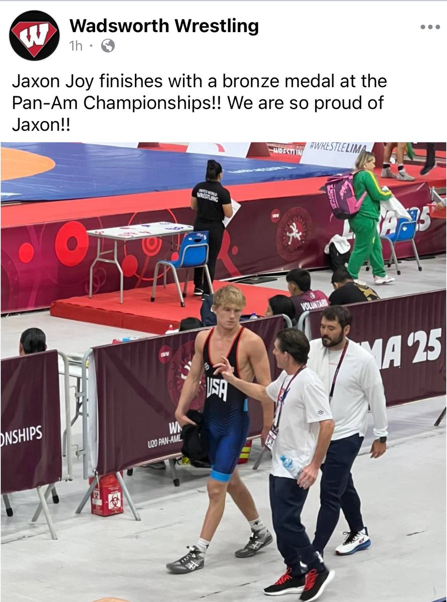 Great job Jaxon. Way to represent.