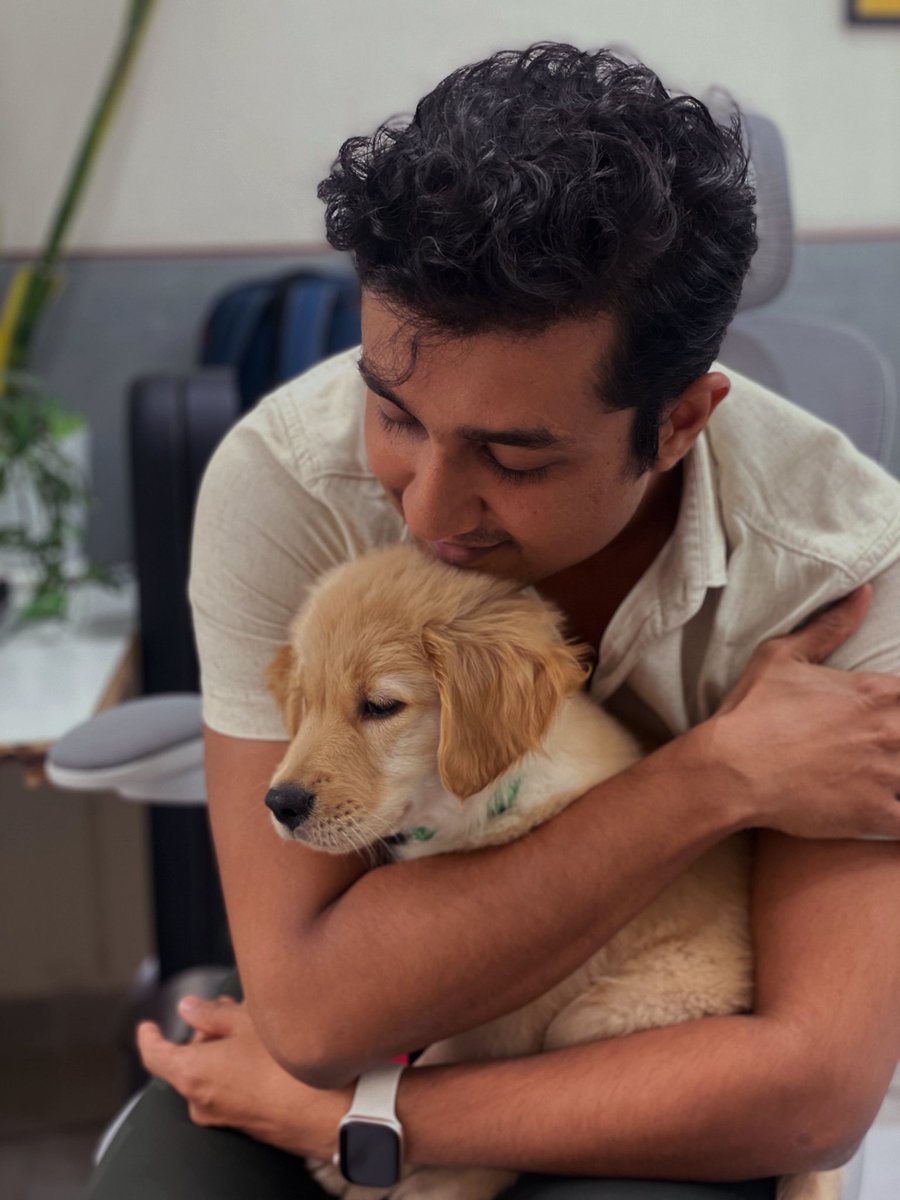 dhav_gada's tweet photo. Not just a pup, but a piece of my peace https://t.co/dljaQE0bY6