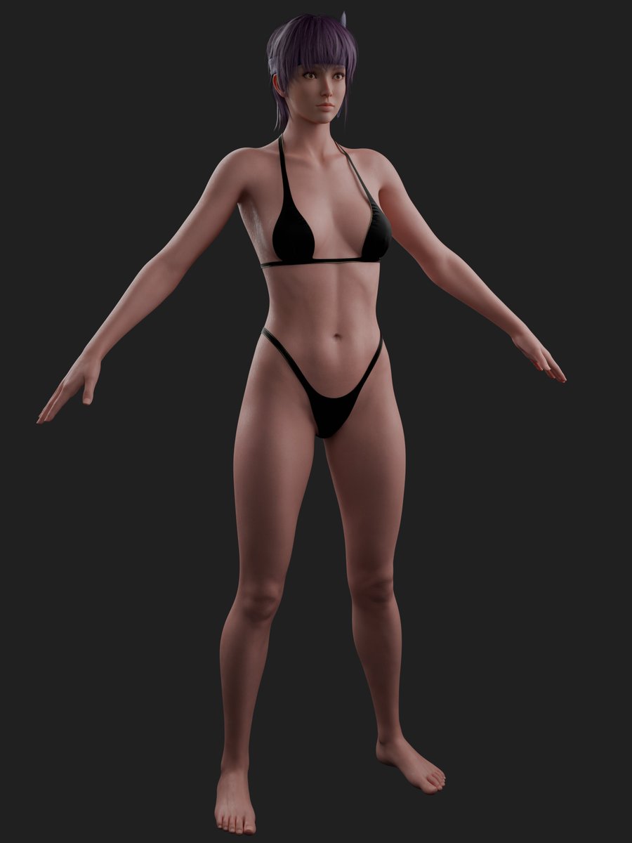 Paid members has got another new model

Ayane (Ninja Gaiden 2 Black) is now available to all members of Voter tier (15$).

Join my p@treon to get the model.